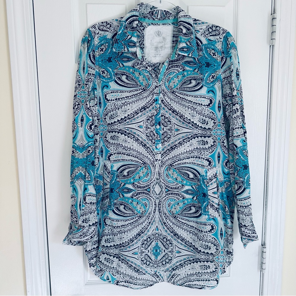 cino popover tunic top XL